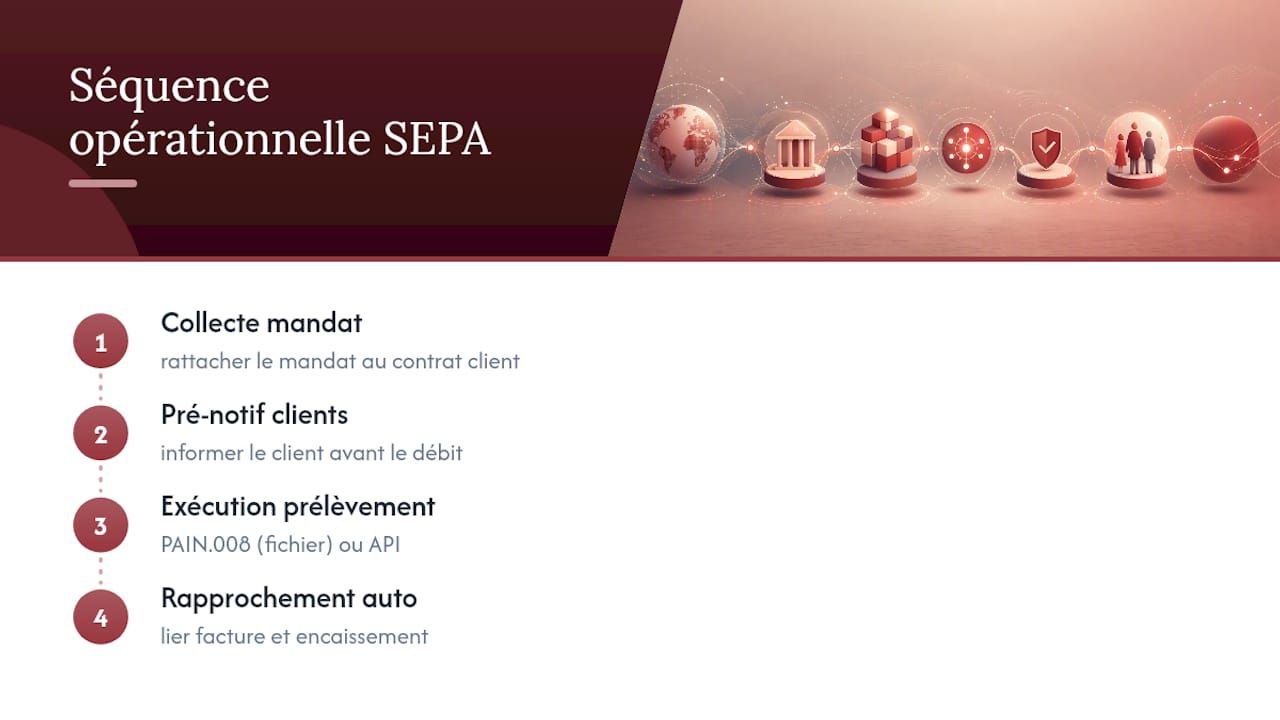 Les quatre étapes d’une facturation récurrente en SEPA