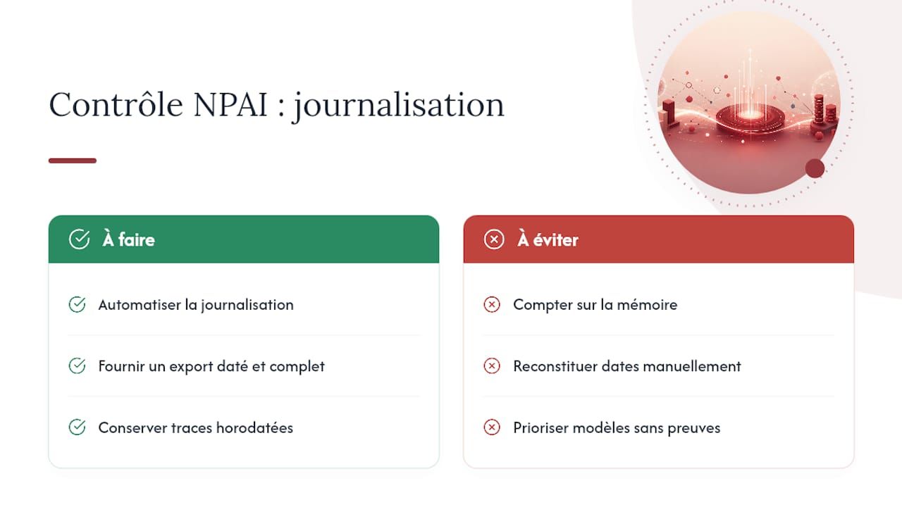 Ce que révèle vraiment un contrôle sur vos pratiques NPAI — overview diagram