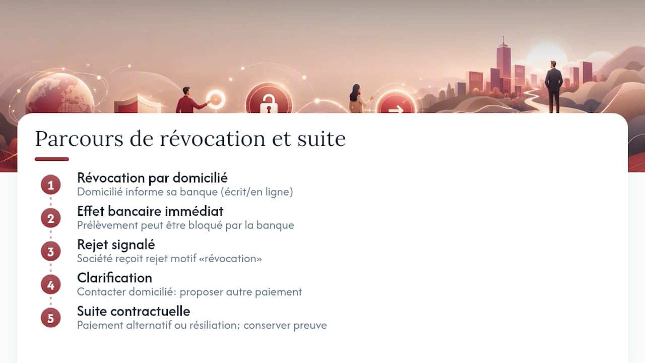 Processus de révocation d’un mandat SEPA