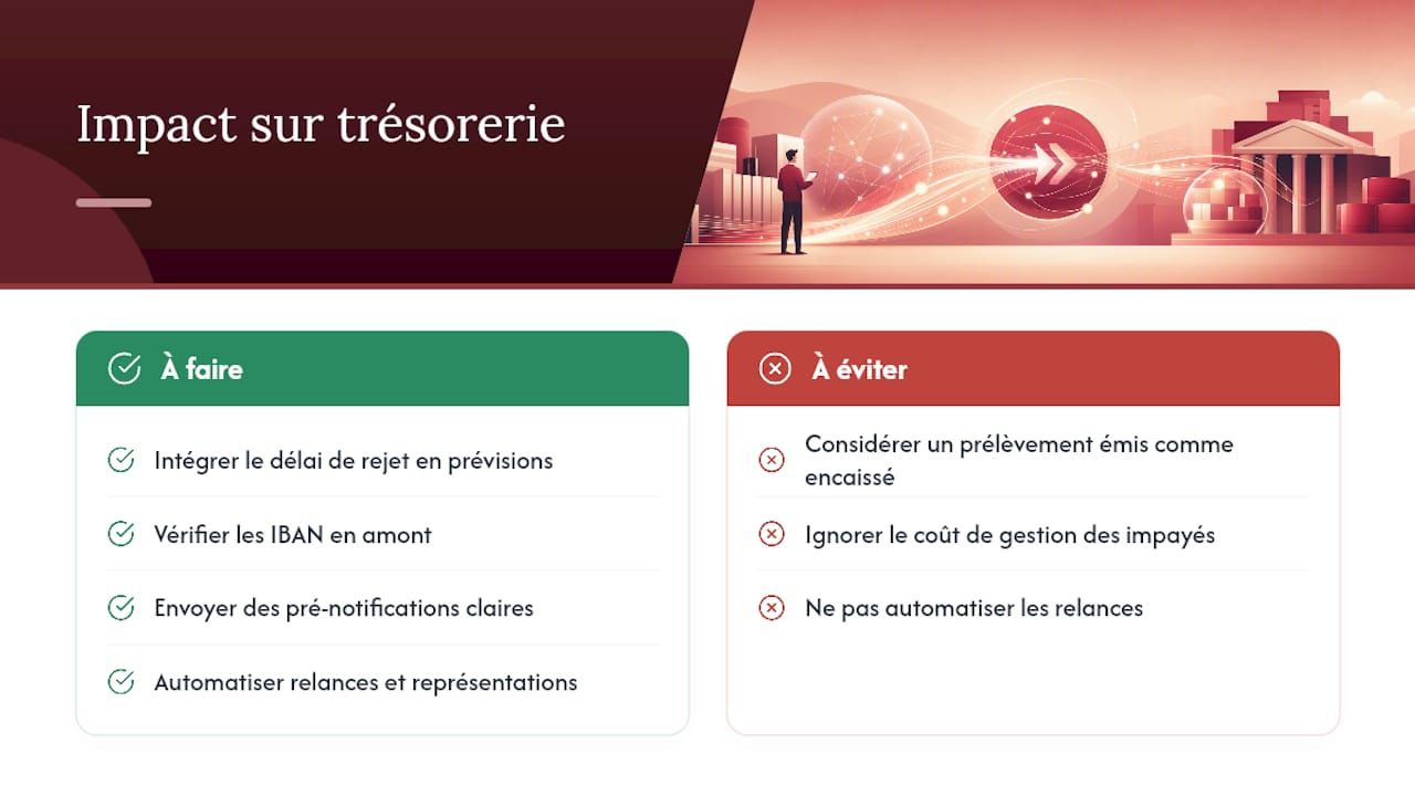 Quel est l'impact du prélèvement SEPA sur votre trésorerie de domiciliataire ? — overview diagram