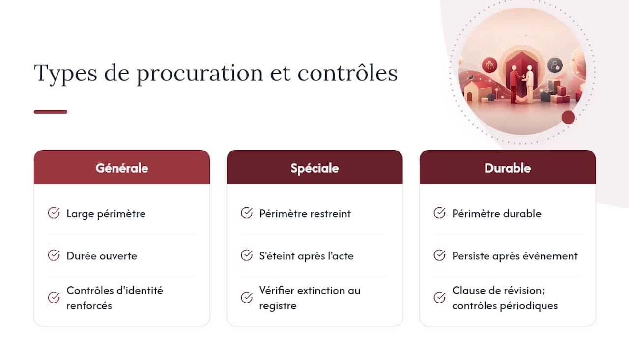 Toutes les procurations se gèrent-elles de la même façon ? — overview diagram